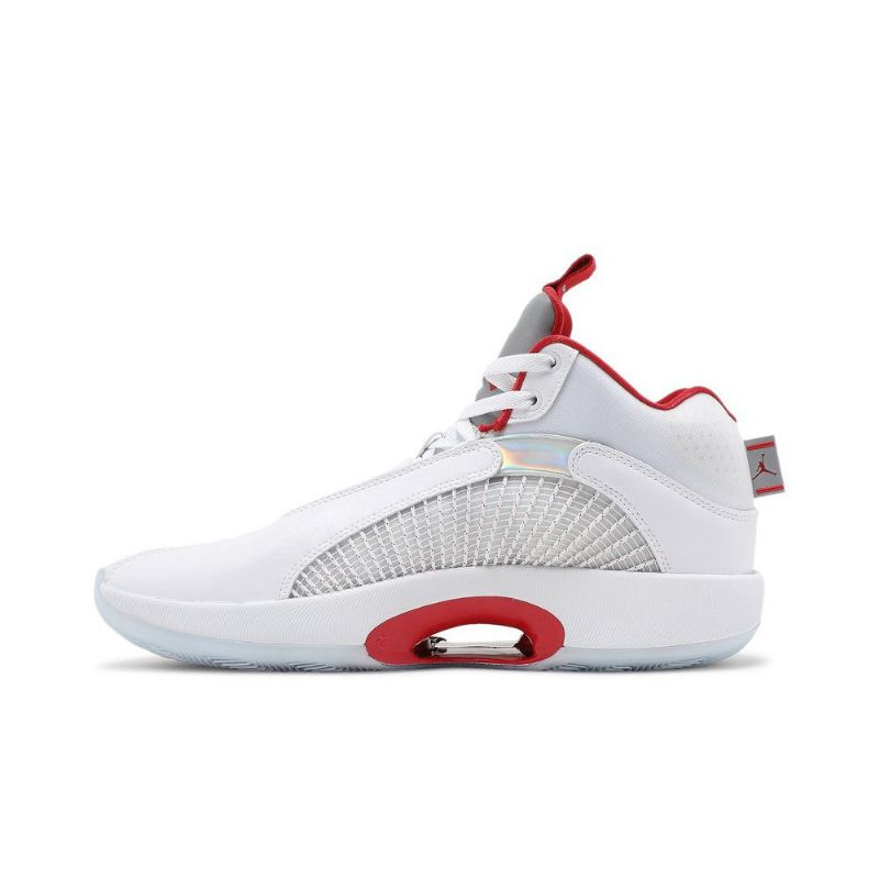 Air Jordan 35 Fehér Ezüst Piros Férfi Cipő