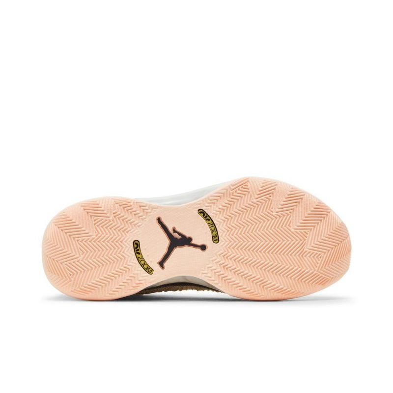 Air Jordan 35 Fehér Fekete Arany Férfi Cipő