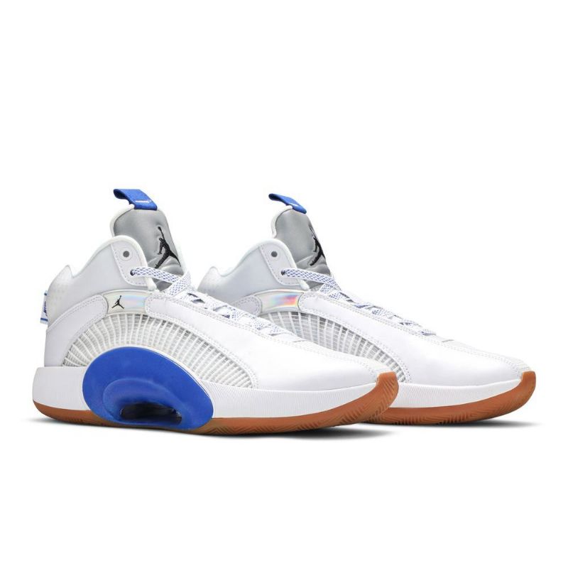 Air Jordan 35 Fehér Kék Ezüst Férfi Cipő