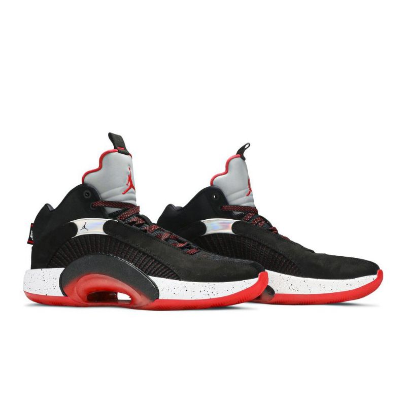 Air Jordan 35 Fekete Ezüstpiros Férfi Cipő
