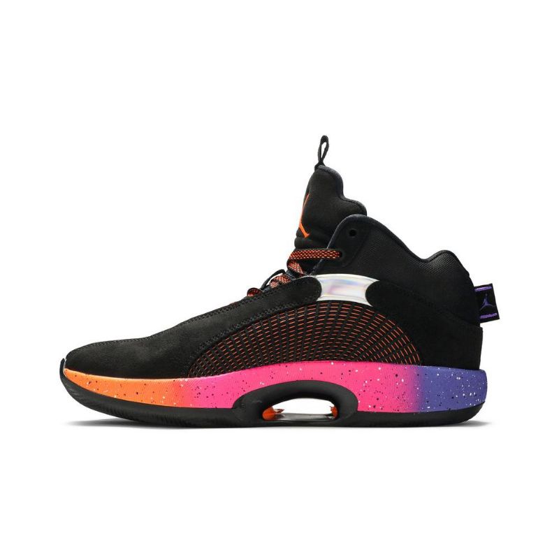 Air Jordan 35 Fekete Narancssárga Lila Rózsaszín Férfi Cipő