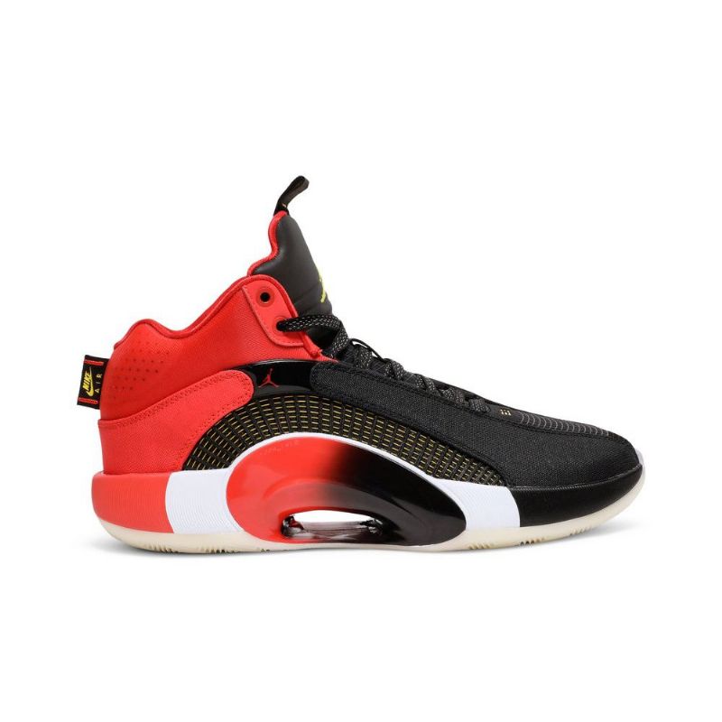 Air Jordan 35 Fekete Piros Sárga Férfi Cipő