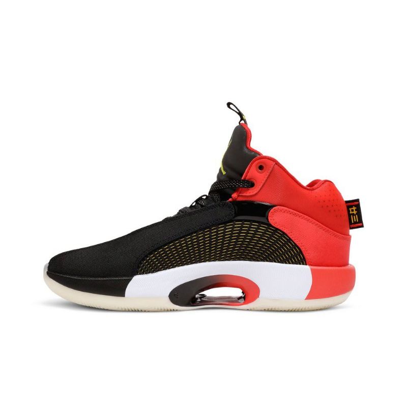 Air Jordan 35 Fekete Piros Sárga Férfi Cipő