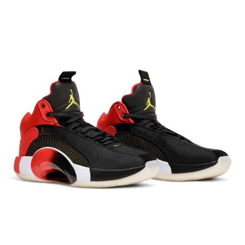 Air Jordan 35 Fekete Piros Sárga Férfi Cipő