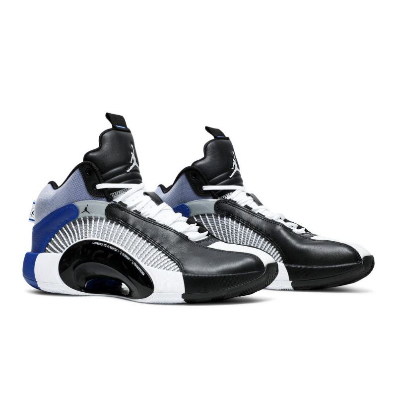 Air Jordan 35 Fragment Design Szürke Fekete Fehér Kék Férfi Cipők