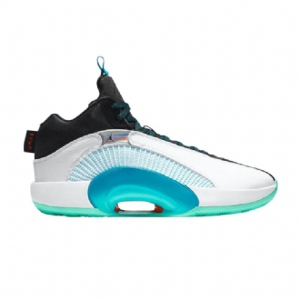 Air Jordan 35 Guo Ailun Gc Pf Fehér Fekete Kék Ezüst Férfi Cipő