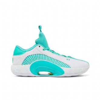 Air Jordan 35 Guo Ailun Low Pf Zöld Fehér Férfi Cipő