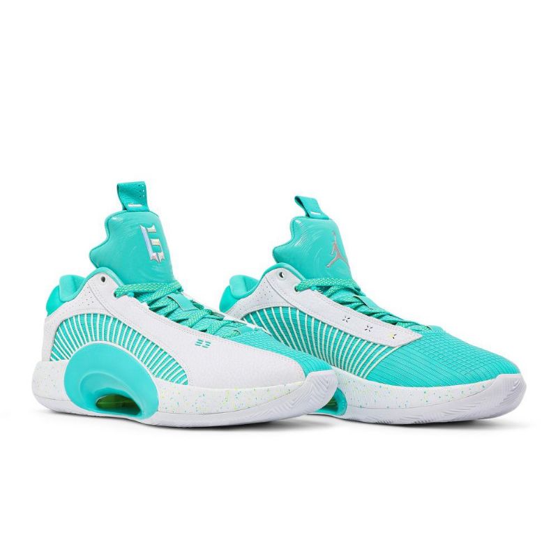 Air Jordan 35 Guo Ailun Low Pf Zöld Fehér Férfi Cipő