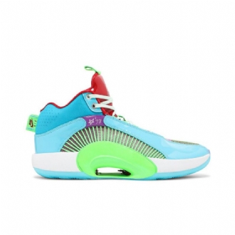 Air Jordan 35 Jayson Tatum Kék Zöld Piros Lila Férfi Cipő