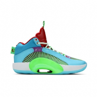 Air Jordan 35 Jayson Tatum Pf Kék Zöld Piros Lila Férfi Cipők