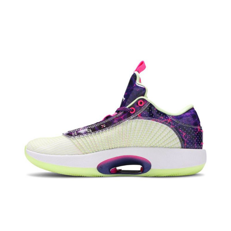 Air Jordan 35 Luka Doncic Alacsony Fehér Lila Rózsaszín Férfi Cipő