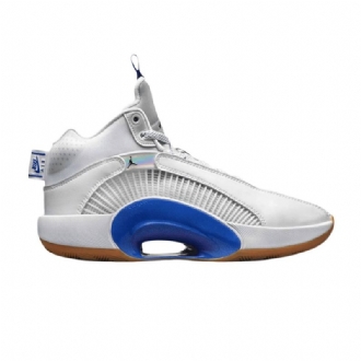 Air Jordan 35 Pf Fehér Kék Ezüst Férfi Cipő