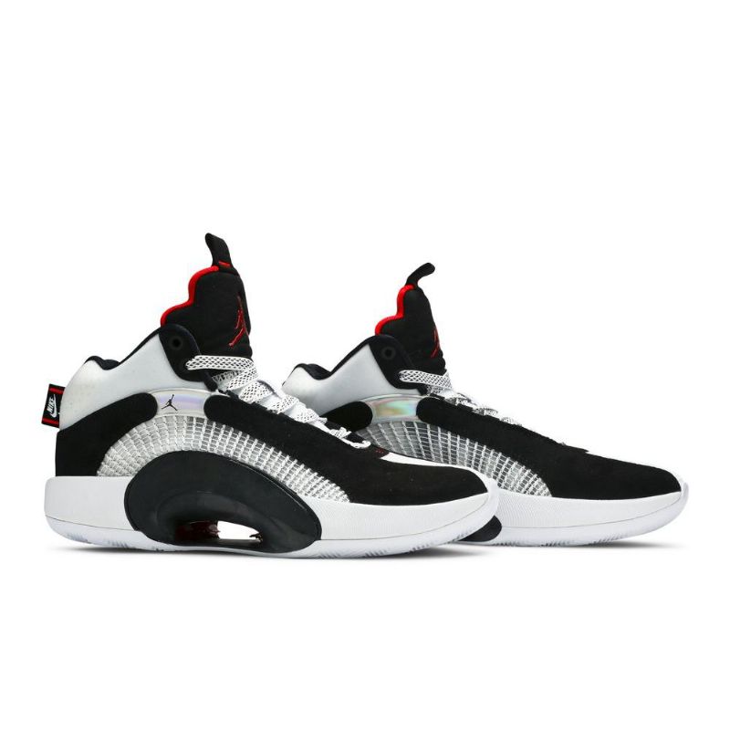 Air Jordan 35 Pf Fekete Fehér Piros Férfi Cipő