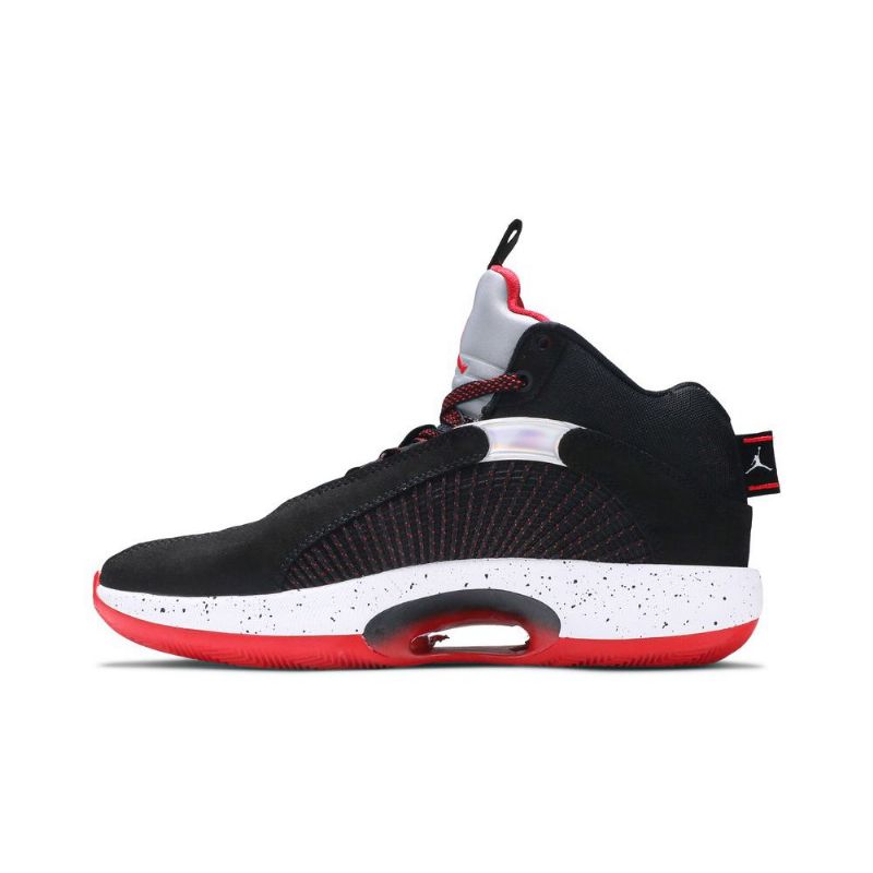 Air Jordan 35 Pf Fekete Piros Ezüst Fehér Férfi Cipő
