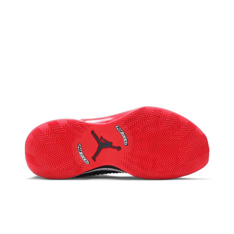 Air Jordan 35 Pf Fekete Piros Ezüst Fehér Férfi Cipő