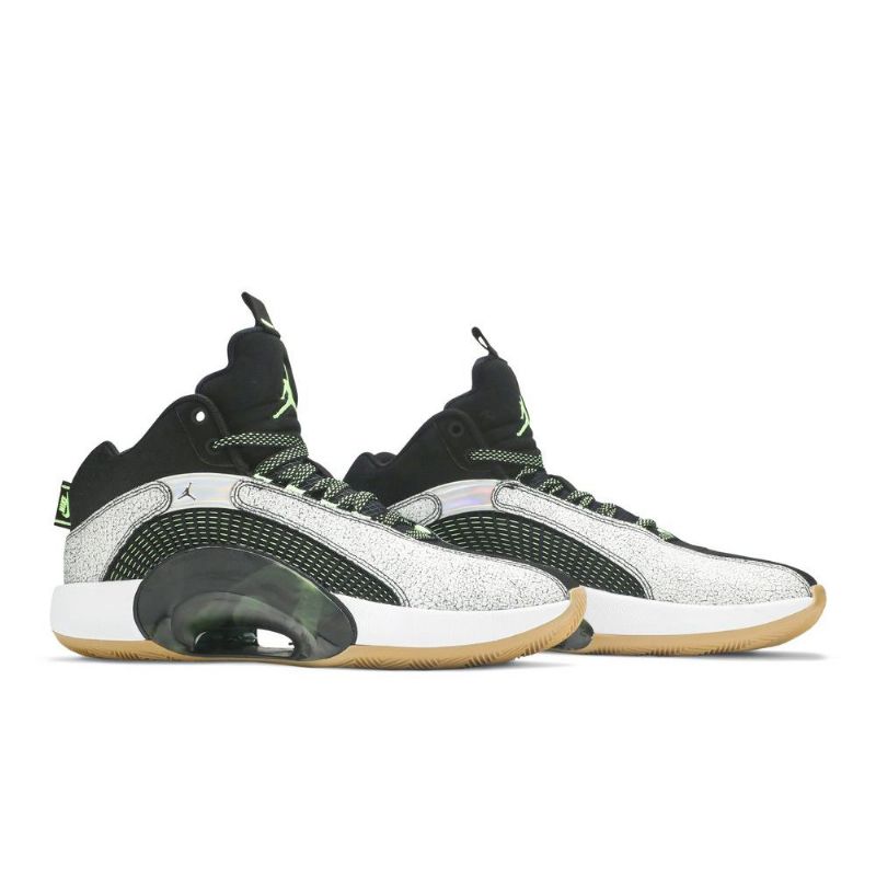 Air Jordan 35 Zion Williamson Fehér Fekete Zöld Férfi Cipő