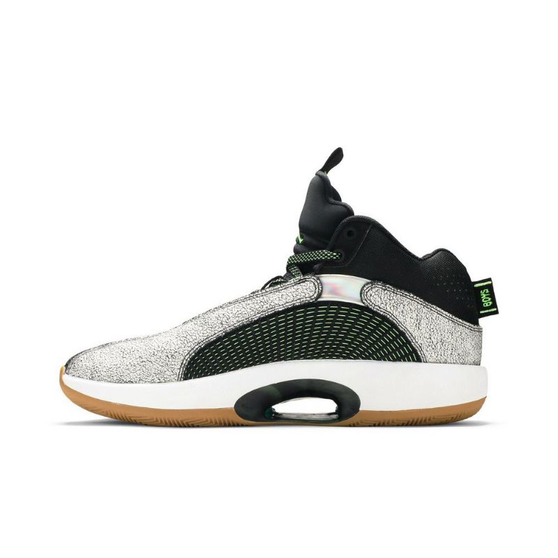 Air Jordan 35 Zion Williamson Pf Fehér Fekete Zöld Férfi Cipő
