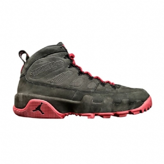 Air Jordan 9 Retro Boot Pe Fekete Piros Férfi Cipő