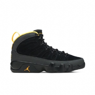 Air Jordan 9 Retro 'dark Charcoal University Gold' Fekete Szürke Arany Férfi Cipő