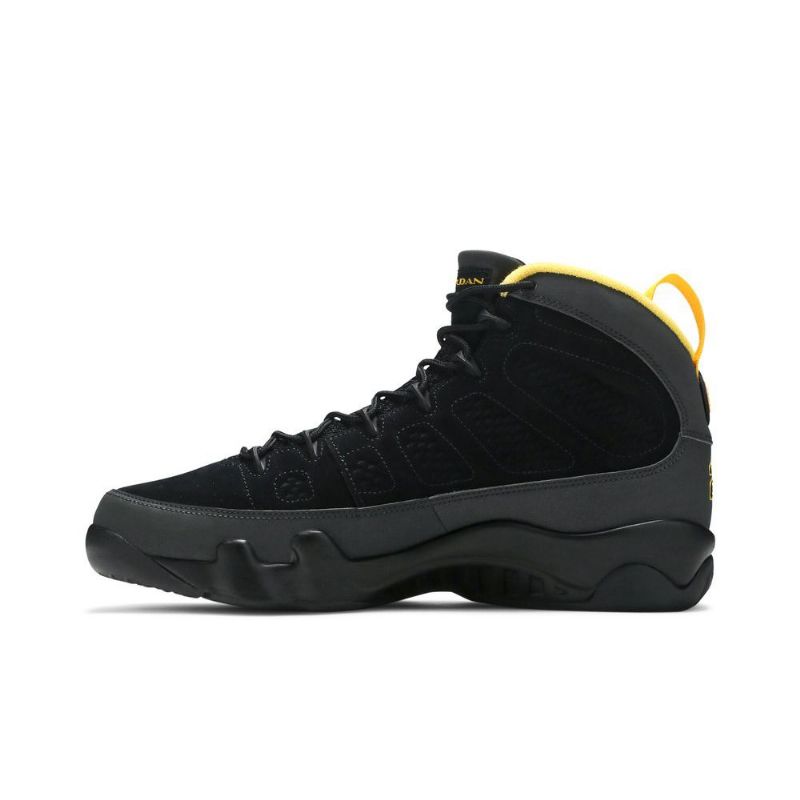 Air Jordan 9 Retro 'dark Charcoal University Gold' Fekete Szürke Arany Férfi Cipő