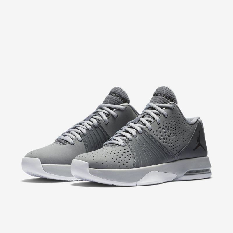 Air Jordan 5 Am Szürke Fekete Fehér Férfi Cipő