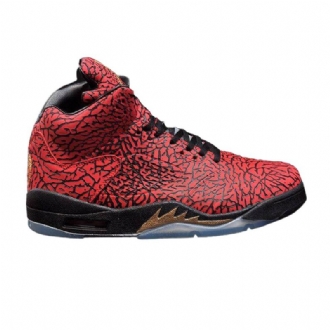 Air Jordan 5 Fbcc Retro Piros Fekete Férfi Cipő