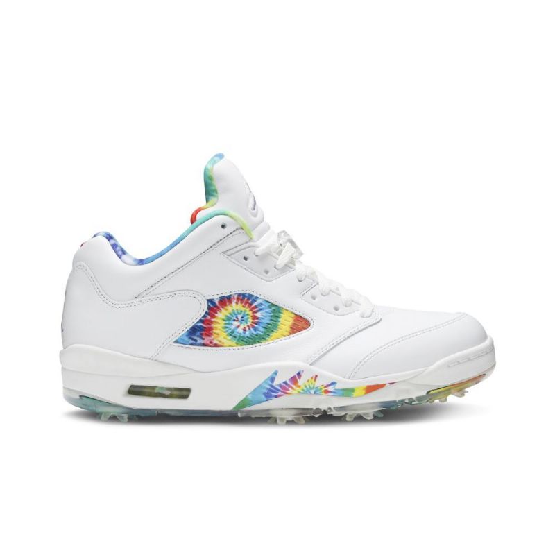Air Jordan 5 Low Golf Fehér Többszínű Férfi Cipő