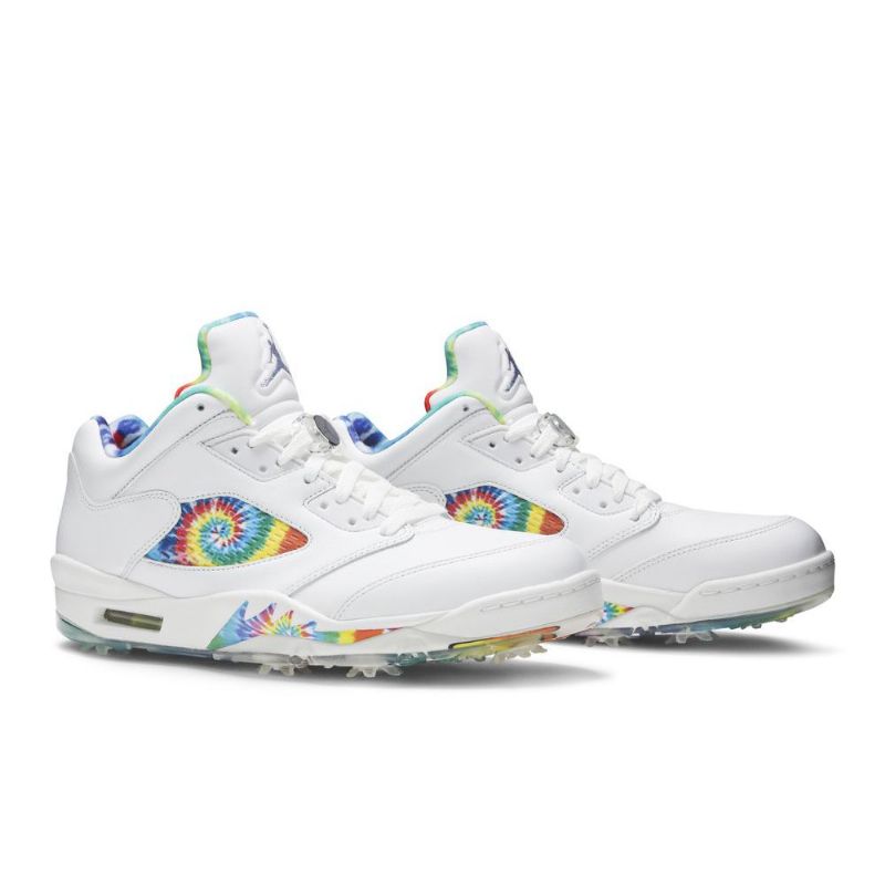 Air Jordan 5 Low Golf Fehér Többszínű Férfi Cipő
