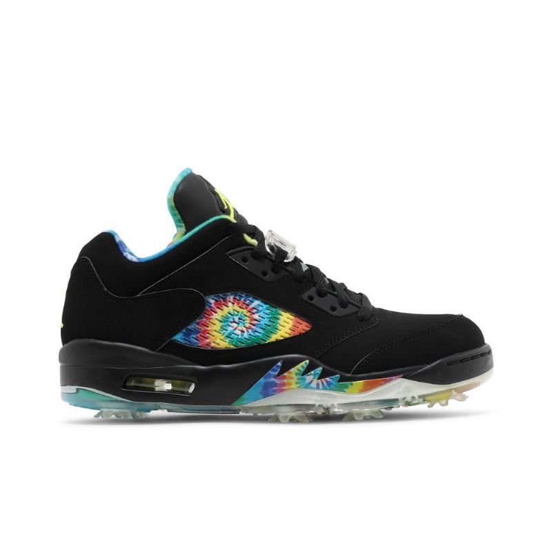 Air Jordan 5 Low Golf Fekete Többszínű Férfi Cipő
