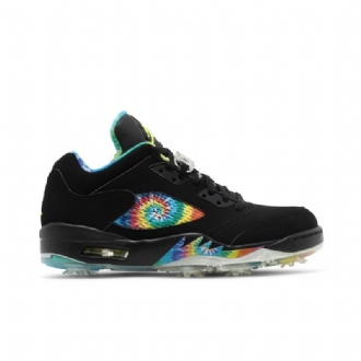Air Jordan 5 Low Golf Fekete Többszínű Férfi Cipő