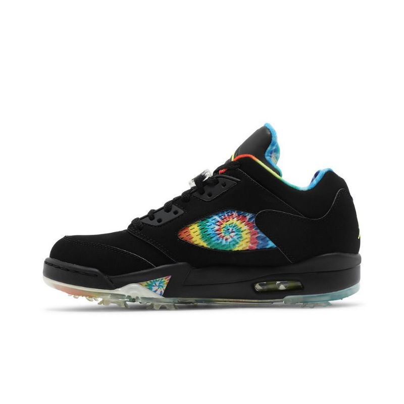 Air Jordan 5 Low Golf Fekete Többszínű Férfi Cipő