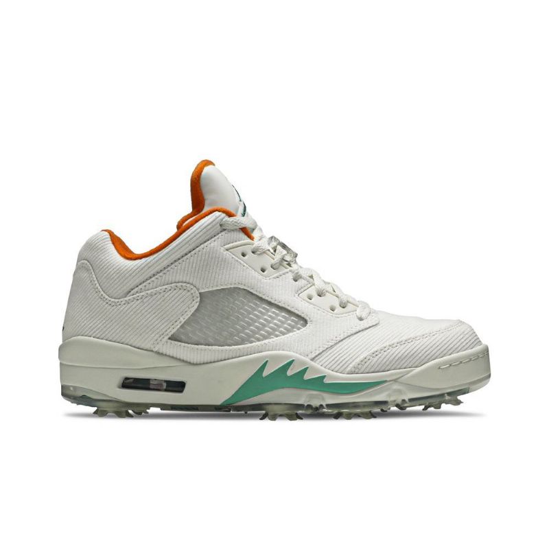 Air Jordan 5 Low Golf Nrg Fehér Narancssárga Zöld Férfi Cipő