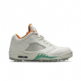 Air Jordan 5 Low Golf Nrg Fehér Narancssárga Zöld Férfi Cipő