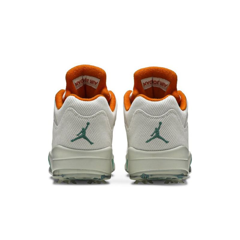 Air Jordan 5 Low Golf Nrg Fehér Narancssárga Zöld Férfi Cipő