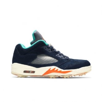Air Jordan 5 Low Golf Nrg Sötétkék Ezüstkék Férfi Cipő