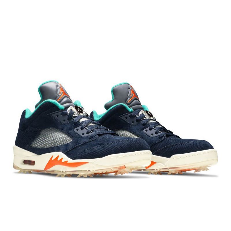 Air Jordan 5 Low Golf Nrg Sötétkék Ezüstkék Férfi Cipő