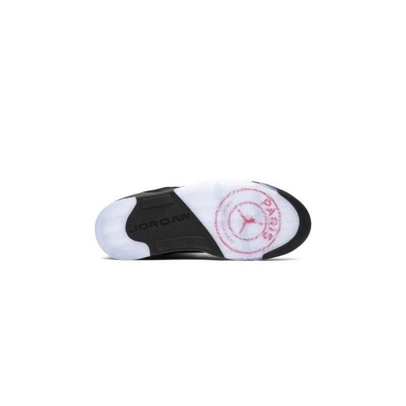 Air Jordan 5 Paris Saint-germain Retro Fekete Piros Fehér Férfi Cipő