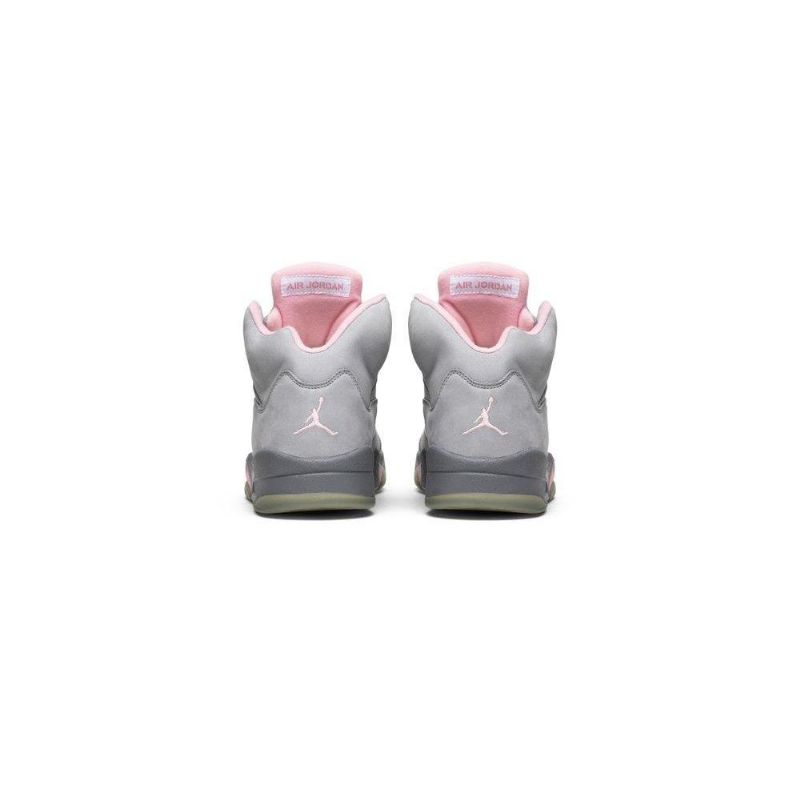 Air Jordan 5 Retro Ezüst Rózsaszín Szürke Női Cipő