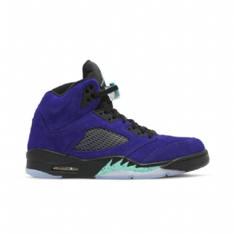 Air Jordan 5 Retro Lila Fekete Türkiz Férfi Cipő