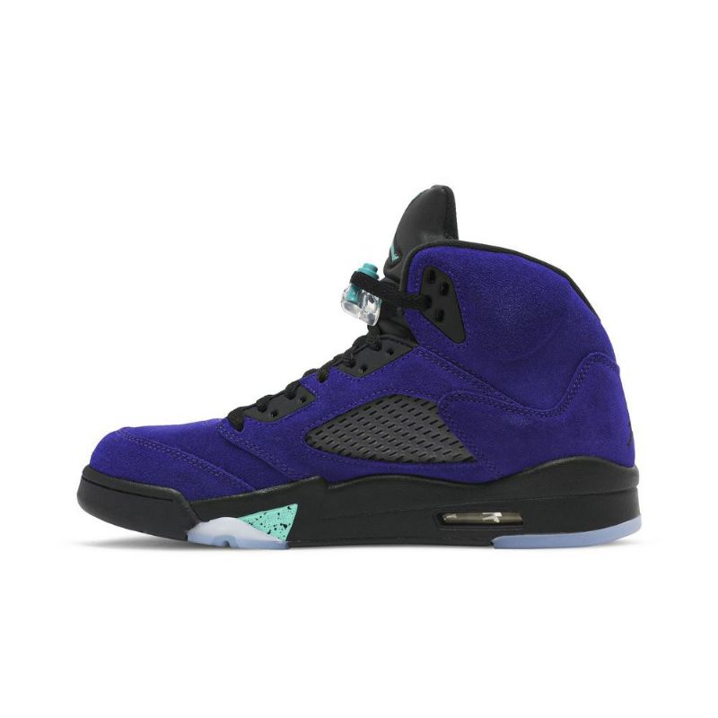 Air Jordan 5 Retro Lila Fekete Türkiz Férfi Cipő