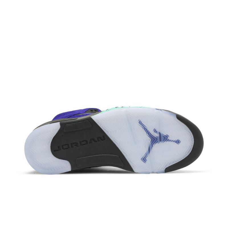 Air Jordan 5 Retro Lila Fekete Türkiz Férfi Cipő