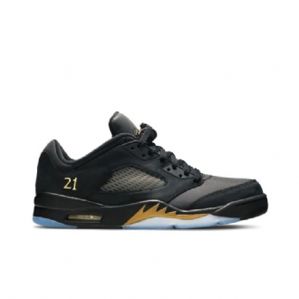 Air Jordan 5 Retro Low Wings Fekete Arany Férfi Cipő