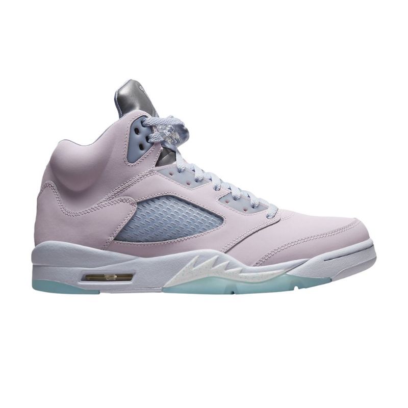 Air Jordan 5 Retro Rózsaszín Szürke Ezüst Férfi Cipők