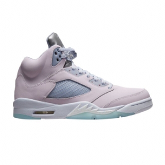 Air Jordan 5 Retro Rózsaszín Szürke Ezüst Férfi Cipők
