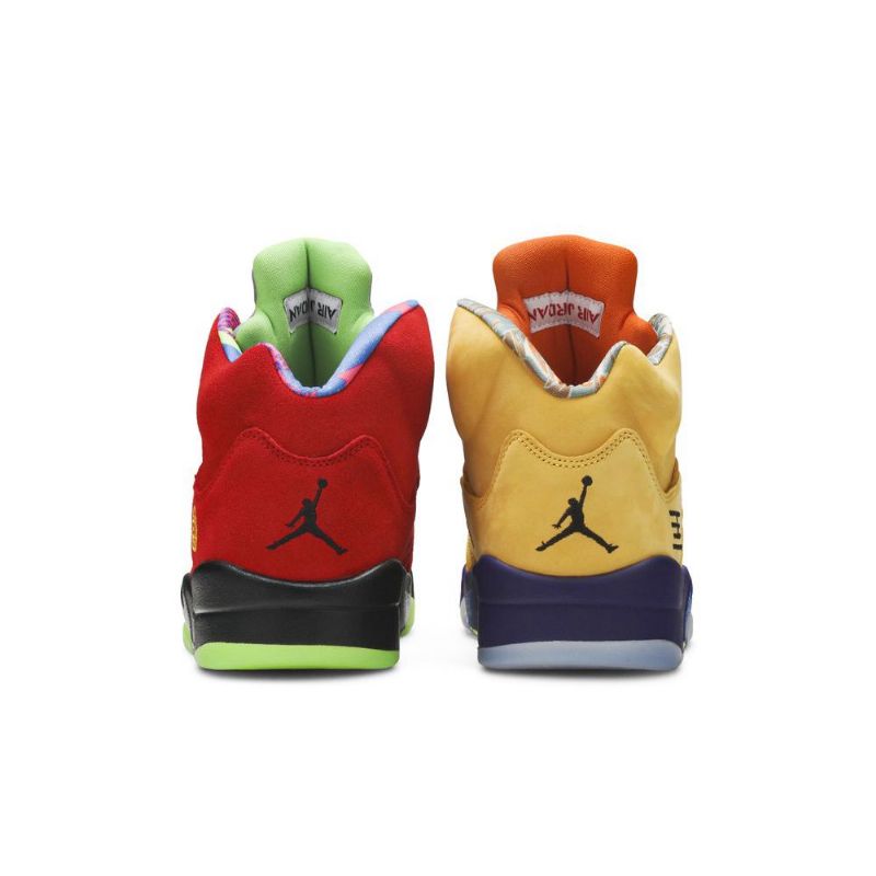 Air Jordan 5 Retro Se Sárga Piros Szürke Lila Férfi Cipők