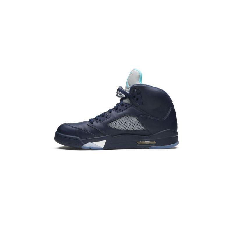 Air Jordan 5 Retro Sötétkék Türkizszürke Férfi Cipő
