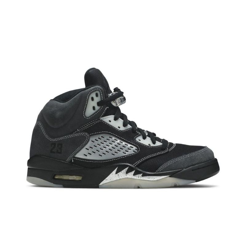 Air Jordan 5 Retro Szürke Fekete Férfi Cipő