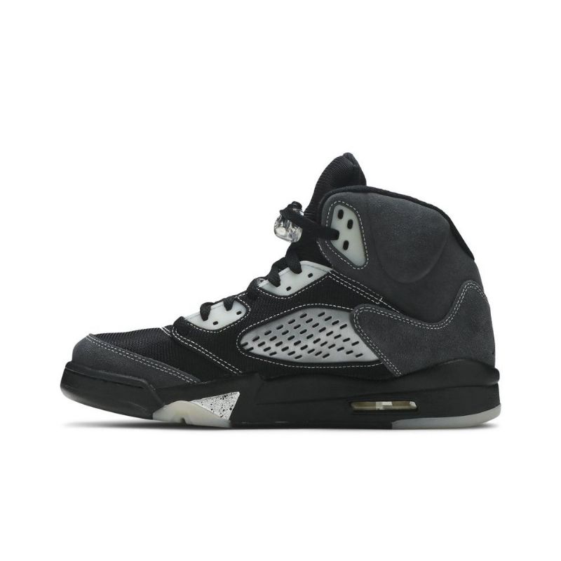 Air Jordan 5 Retro Szürke Fekete Férfi Cipő