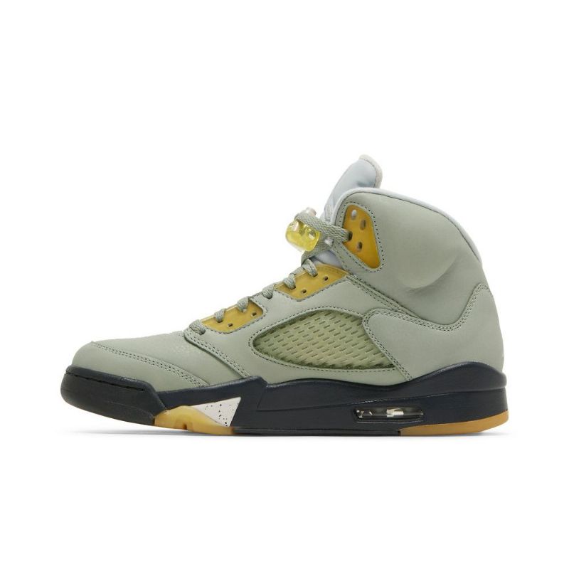 Air Jordan 5 Retro Zöld Sárga Férfi Cipő