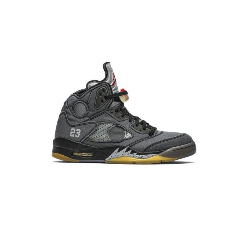 Air Jordan 5 Törtfehér Retro Sp Fekete Ezüst Piros Arany Férfi Cipő